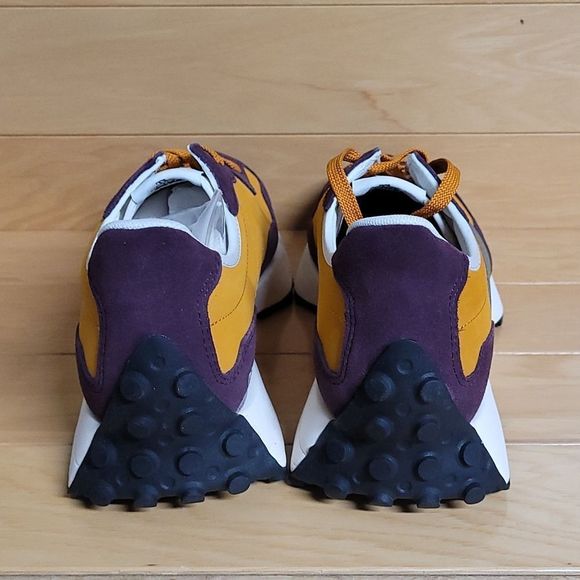 New Balance 327 Burgundy Maroon Orange Mens Shoe Sneaker MS327LY1 - Picture 9 of 11